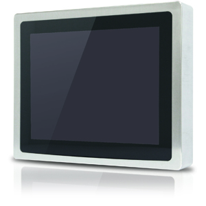 foto Panel PC de acero inoxidable con pantalla táctil de 15”.